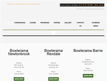 Tablet Screenshot of bowlerama.com